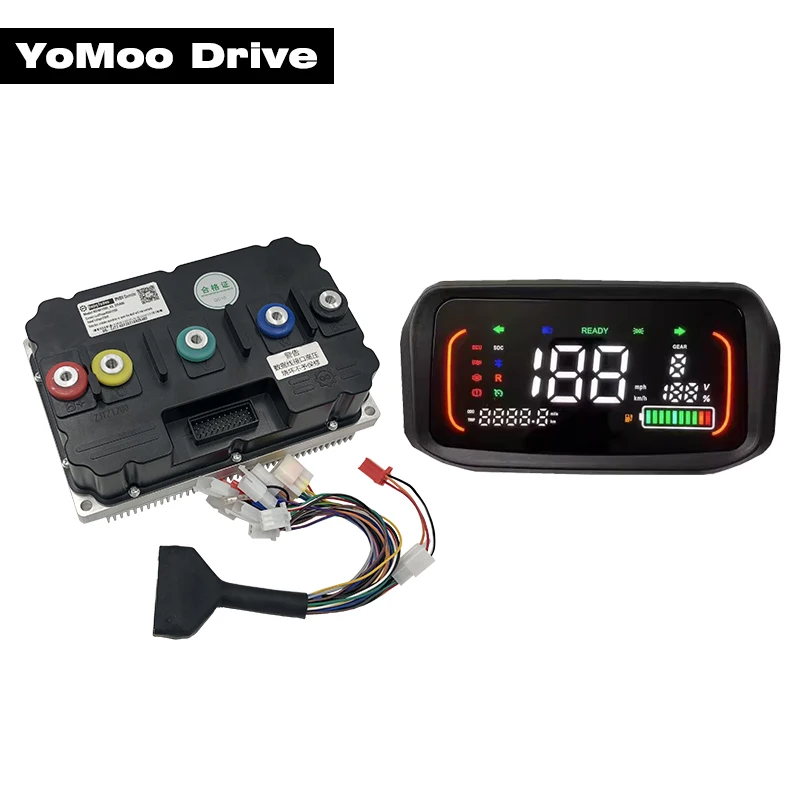 

Fardriver ND721200 DC 600A 6kw 10kw 72V PMSM Brushless Sine Wave Controller with N7 Display For Electric Motorcycle Vehicle