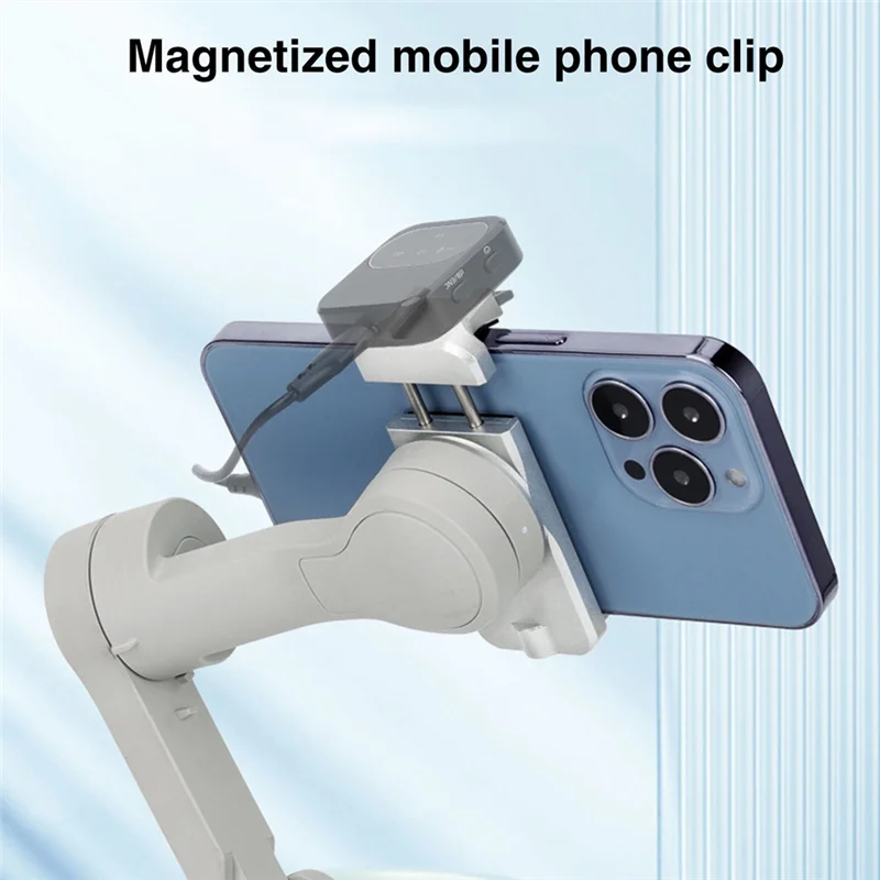 M13K-PH-05 Magnetic Mobile Phone Clip For OM 6 / OM 5 / OM 4 / OM 4 SE Gimbal Stabilizer With Cold Shoe Mount For Led Light