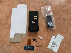 Caja de batería de montaje DIY con placa para Motorola GP328D + DP4400 DP4800 XRP3500 DGP8550 etc Walkie Talkie