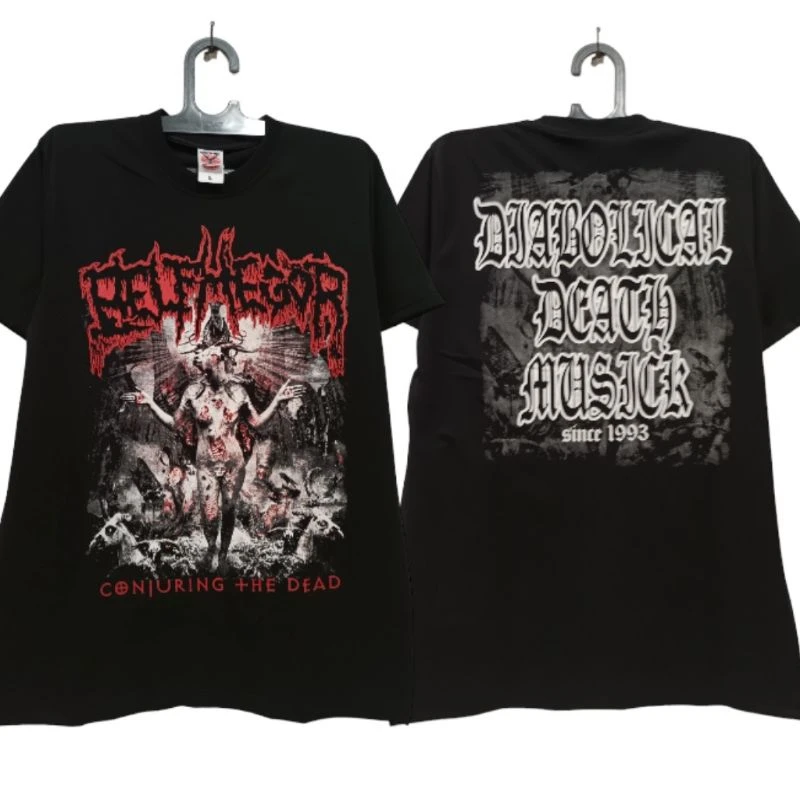 تي شيرت GORGORTH المعدني الأسود - قميص كاجوال مطبوع بأكمام قصيرة للرجال والنساء