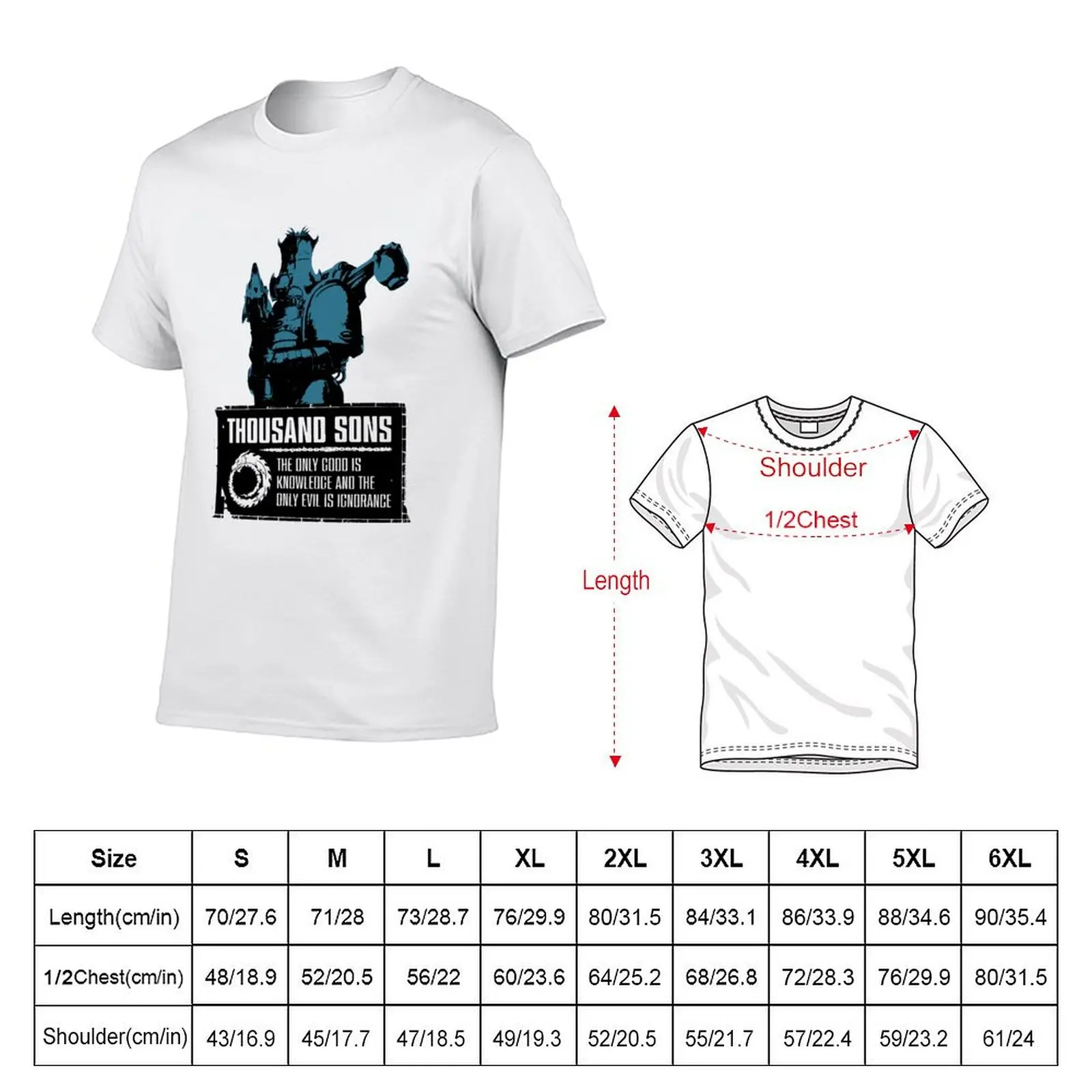 Thousand Sons T-Shirt t shirt man luxury t shirt man designer cotton t shirt man T-shirt