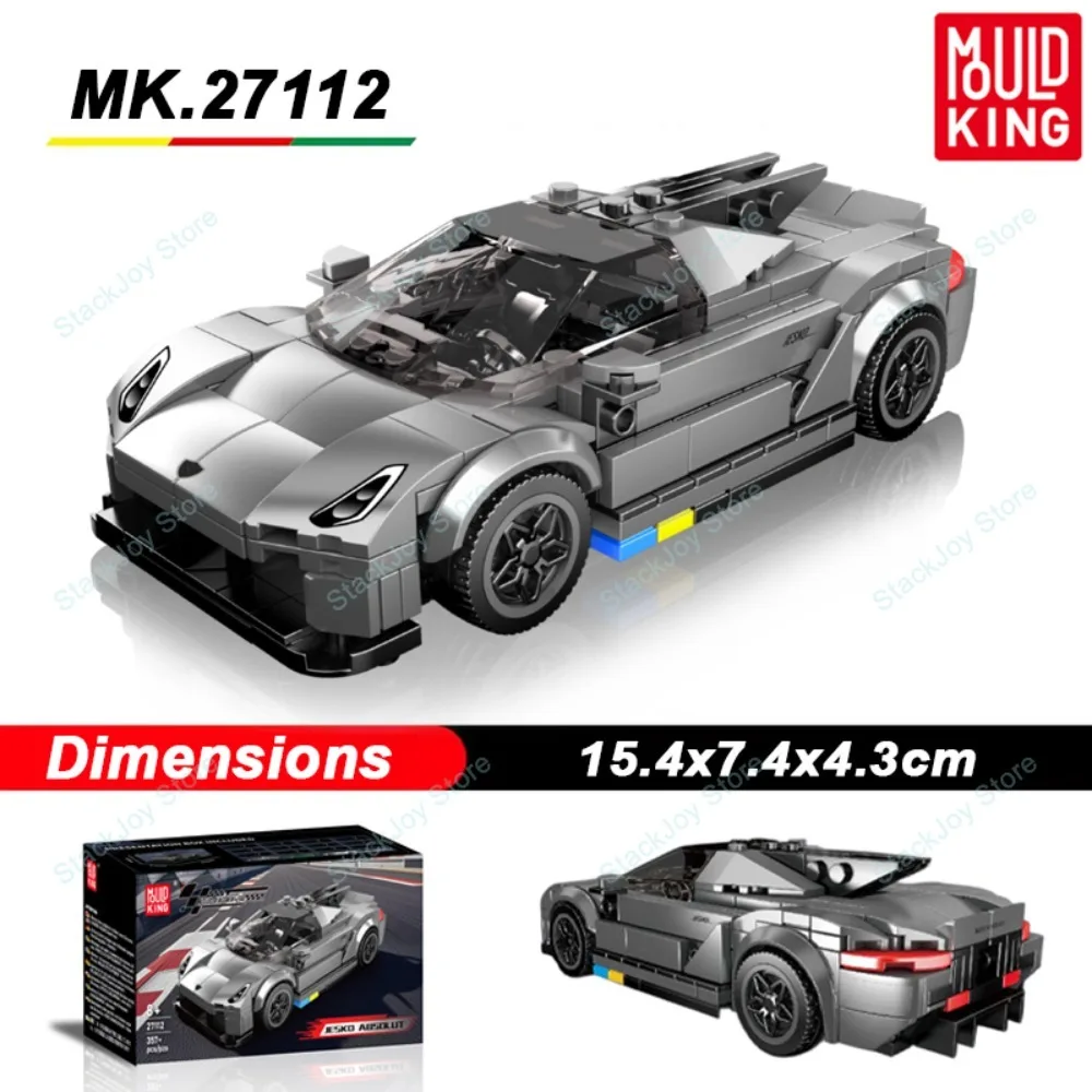

Mold King 357 шт., наборы строительных блоков для скоростного автомобиля MOC, роскошная модель автомобиля, сборка гоночного автомобиля, кирпичи, украшения, игрушка для мальчика, рождественский подарок