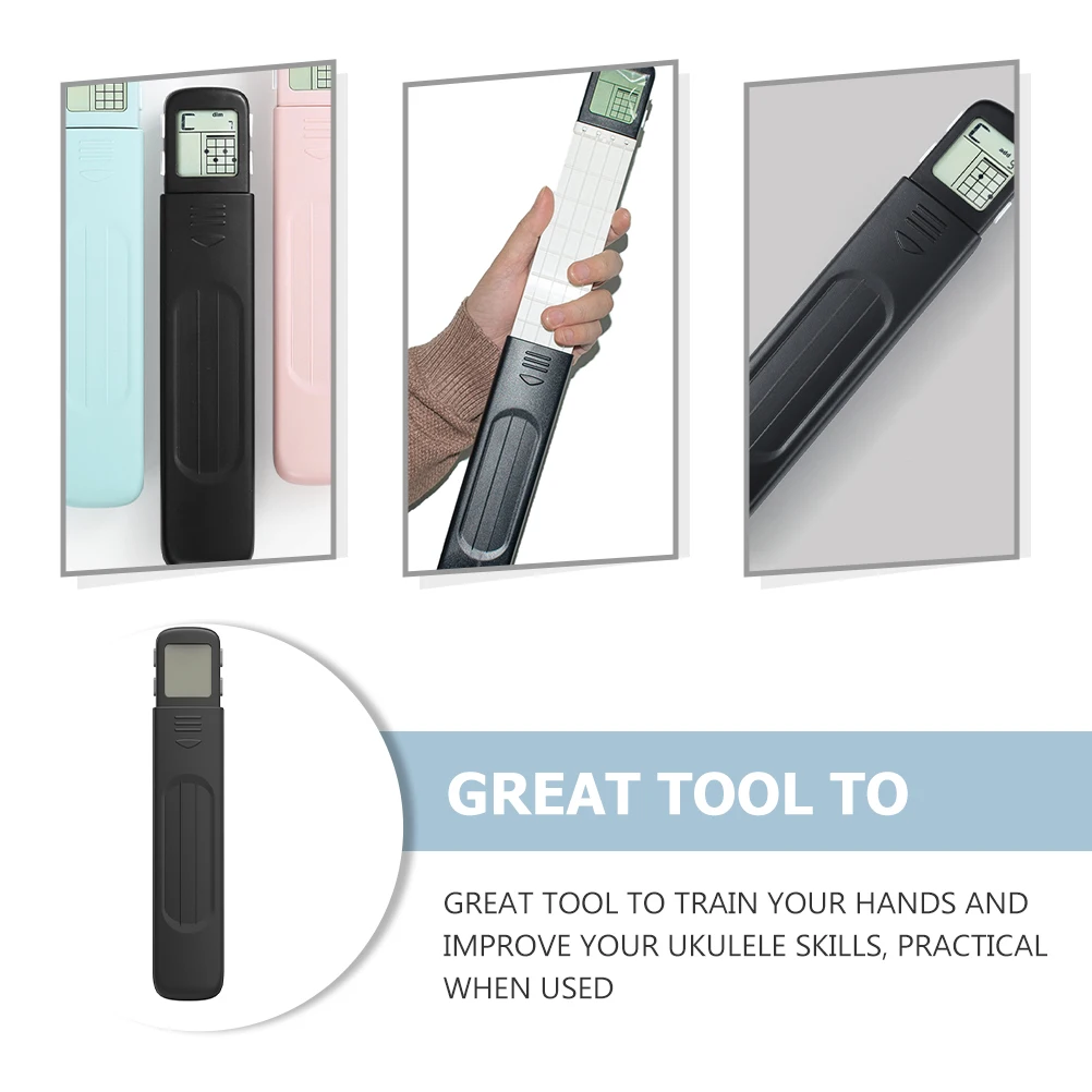 

Ukulele Chord Trainer ABS Portable Guitar Practice Tool Lightweight Easy to Carry Musical Instrument Accessories