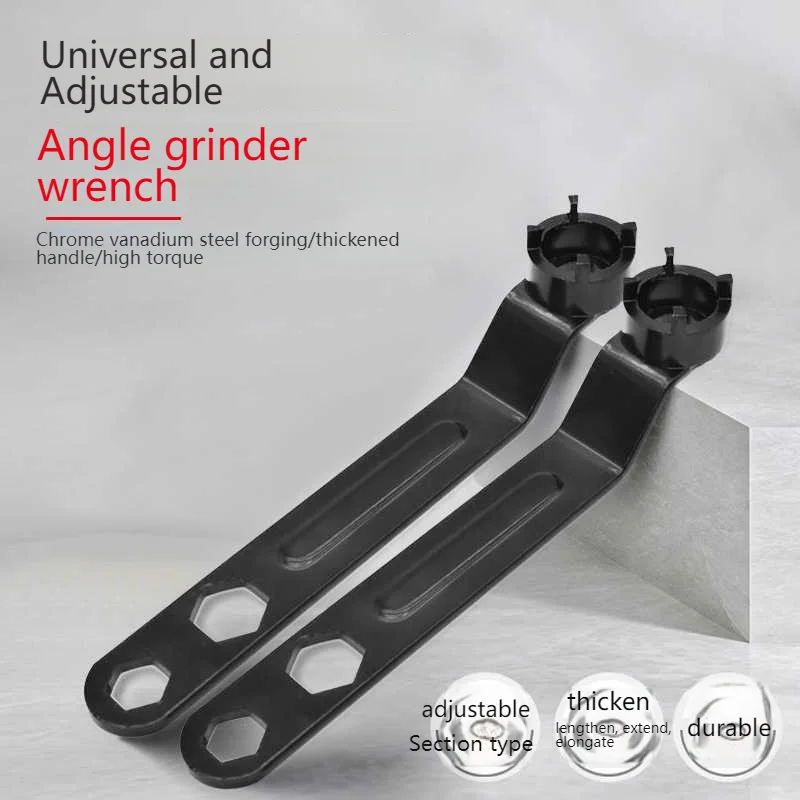

Аксессуары для угловой шлифовальной машины 3-в-1, ключ с четырьмя когтями, утолщенный ключ высокой твердости для углового шлифовального круга
