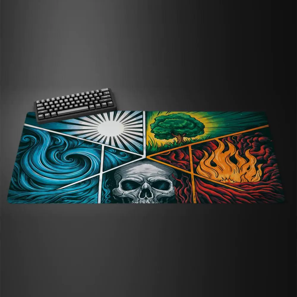 แผ่นรองเมาส์ MTG TCG สำหรับการ์ดสะสม แผ่นรองเมาส์ขนาดใหญ่ แผ่นรองโต๊ะ กันลื่น ซักได้ ใช้ได้ทั้งที่บ้านและที่ทำงาน