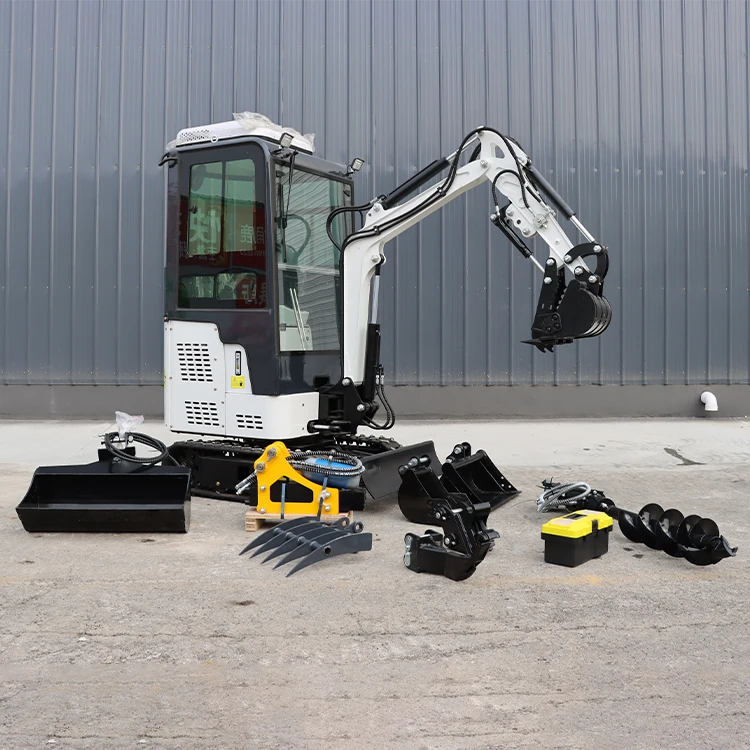 家庭用EPA掘削機ディーゼルクボタエンジンバガー マイクロディガー 1トン 1.5トン ミニショベル販売中