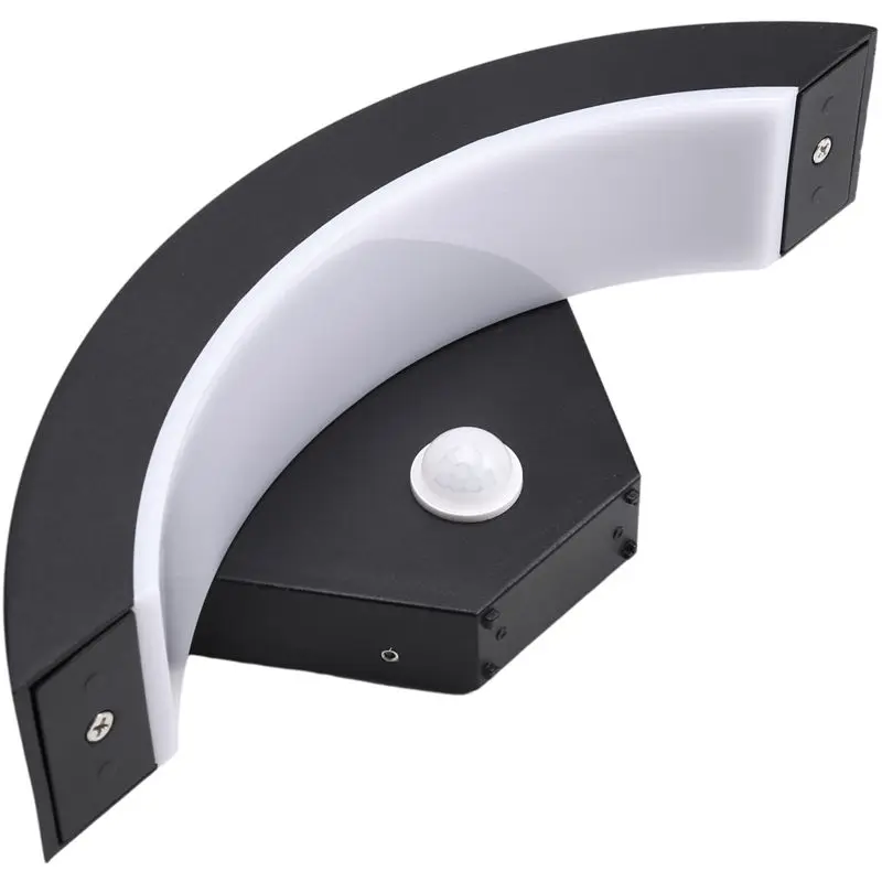 

AA81-Outdoor Waterproof LED Wall Light LED Wall Light Balcony Exterior Wall Courtyard Induction Light Decorative Light White Lig
