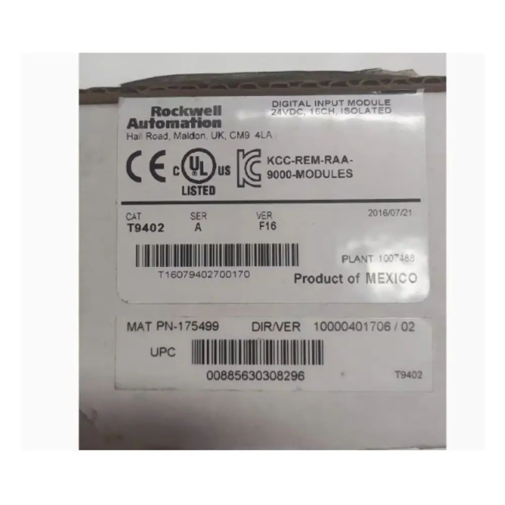 โมดูลอินพุตดิจิตอล T9402 ICS TRIPLEX AADvance