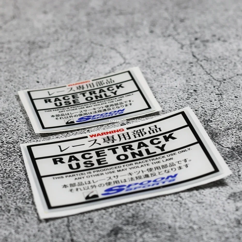 ثلاثية الأبعاد كريستال لينة الغراء سيارة ملصق لليابانية تعديل ملصقات ملعقة الرياضة الراعي سباق المسار استخدام فقط زين موتور الشارات #3