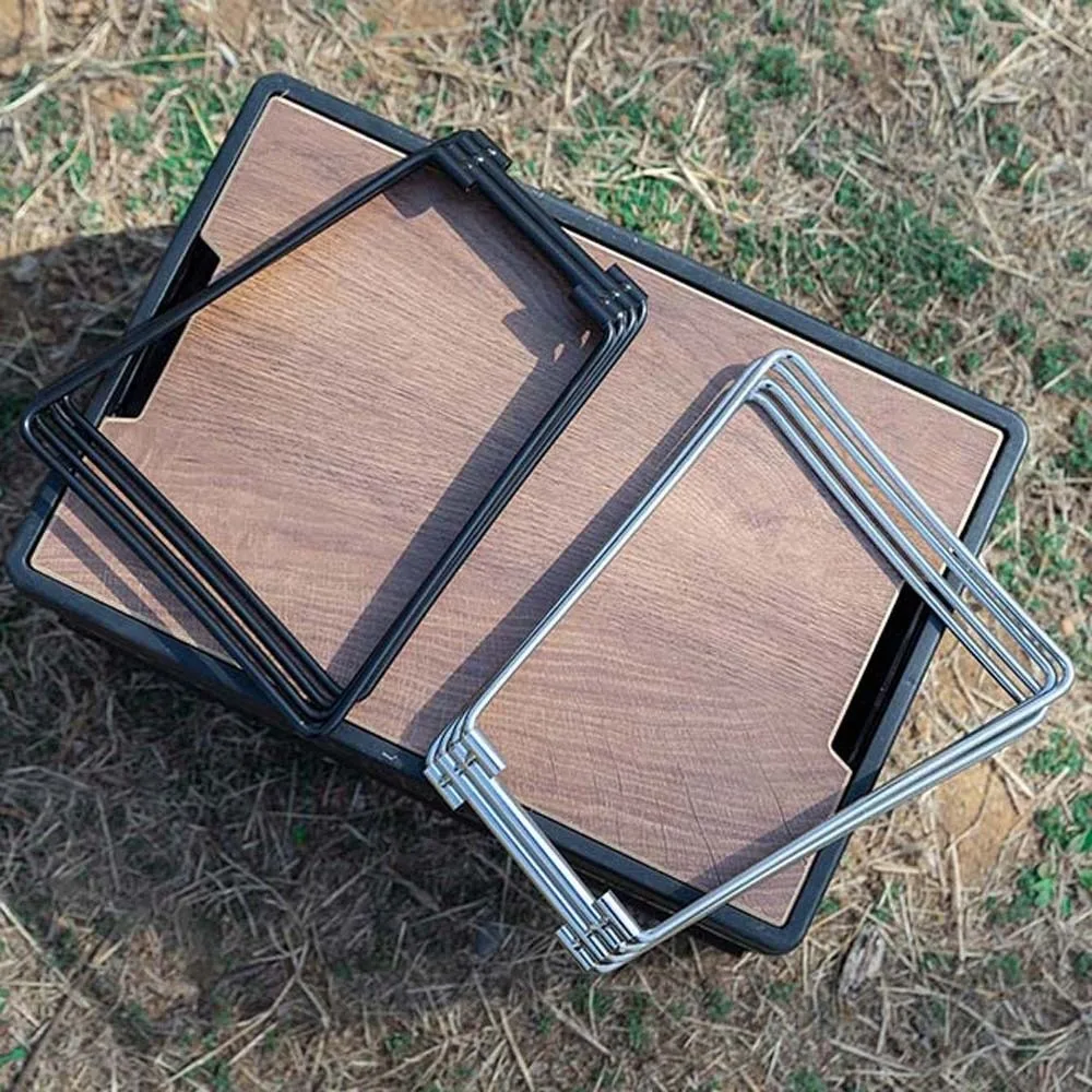 

Anti-slip Folding Cooler Stand No Leak Easily Assemble Foldable Luggage Rack Support Precision Steel Camping Portable Holder