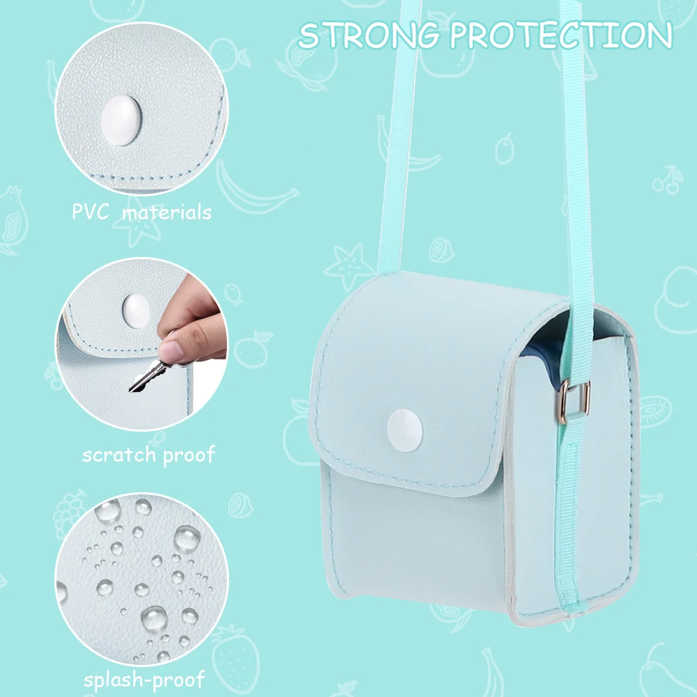 حقيبة حمل PVC مضادة للخدش مع حزام كتف حقيبة حمل للسفر لعبة Bitzee التفاعلية الرقمية للحيوانات الأليفة والحقيبة