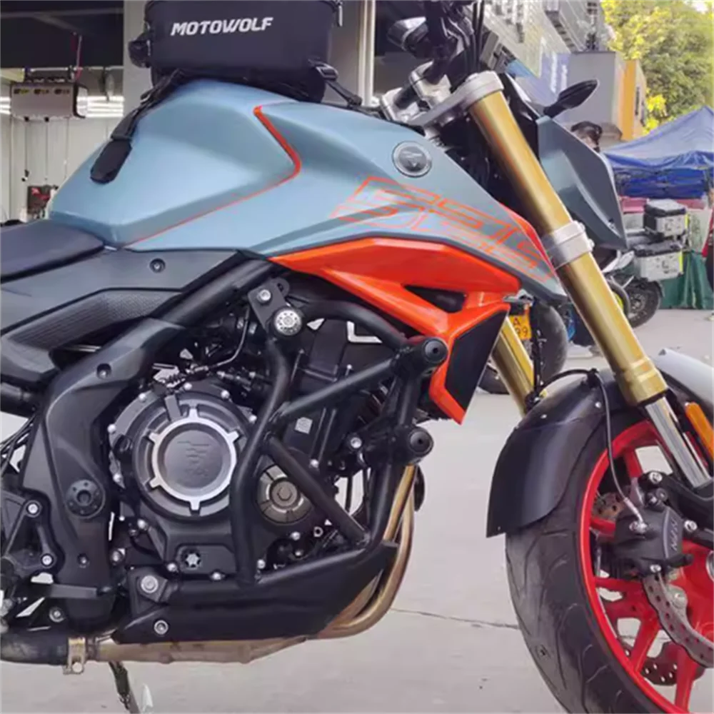 

Bumper-two rubber head For VOGE 625R bumper modification front bumper For Voge Brivido 625 R bumper modification anti fall bar