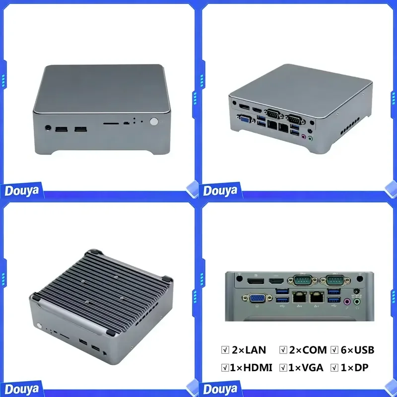 N53 Latest Mini Desktop PC DDR4 RAM Fanless Industrial Gaming Android Home Student Computer Durable Business Mini PC AU US