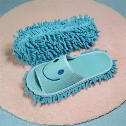 Washable Lazy Mopping Slippers Microfiber Cleaning Floor Dusting Slippers Detachable Mop Shoes Household Floor Cleaning Tools