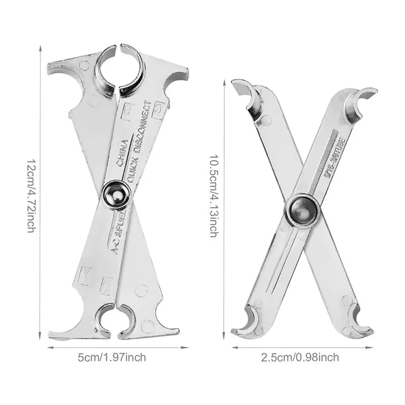 2025 أداة فصل خط الوقود بمقص على الطراز الساخن (2 قطعة)، تناسب إزالة مرشحات الوقود 3/4 5/8 1/2 3/8 و5/16 بوصة