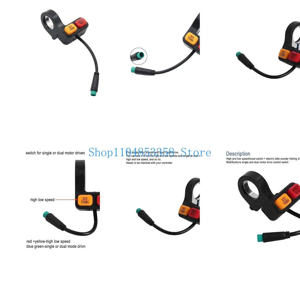 

652F Motorized Double Scooter Drive Switches 5 -контактный ABS CONTROL FURLY FURLY