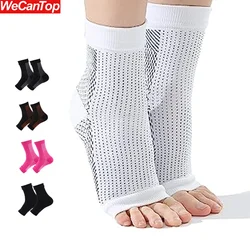 1Pair Compression Socks for Plantar Fasciitis,Achilles - Ankle Soothe Socks for Heel Spurs- Arch Support Brace for Everyday Use