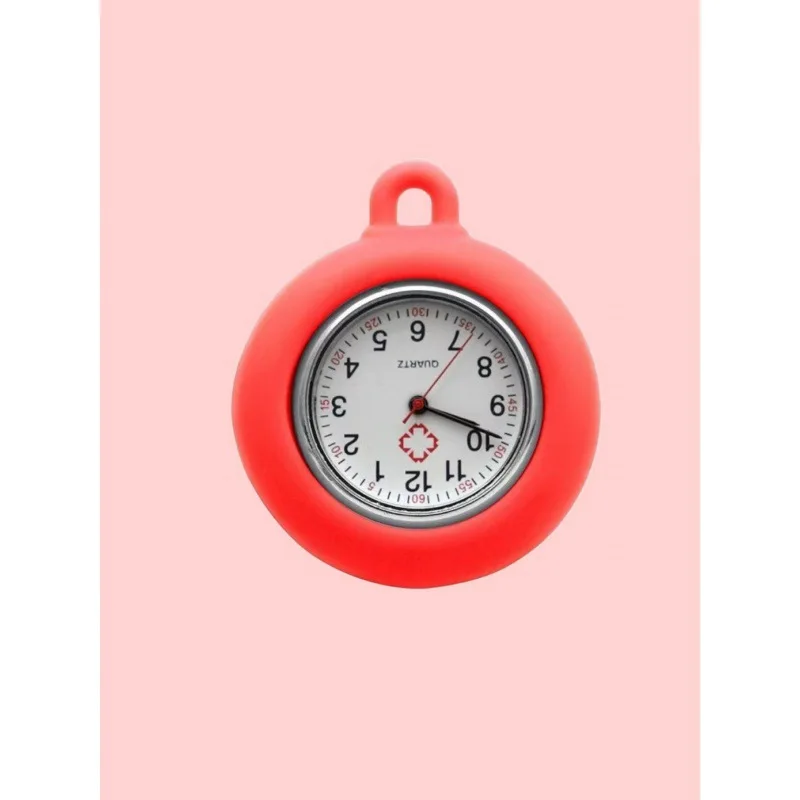 ขายร้อนซิลิโคนพยาบาลนาฬิกานักเรียนสอบน่ารักนาฬิกาพ็อกเก็ตพยาบาลกระเป๋านาฬิกานาฬิกาควอตซ์ขายส่ง