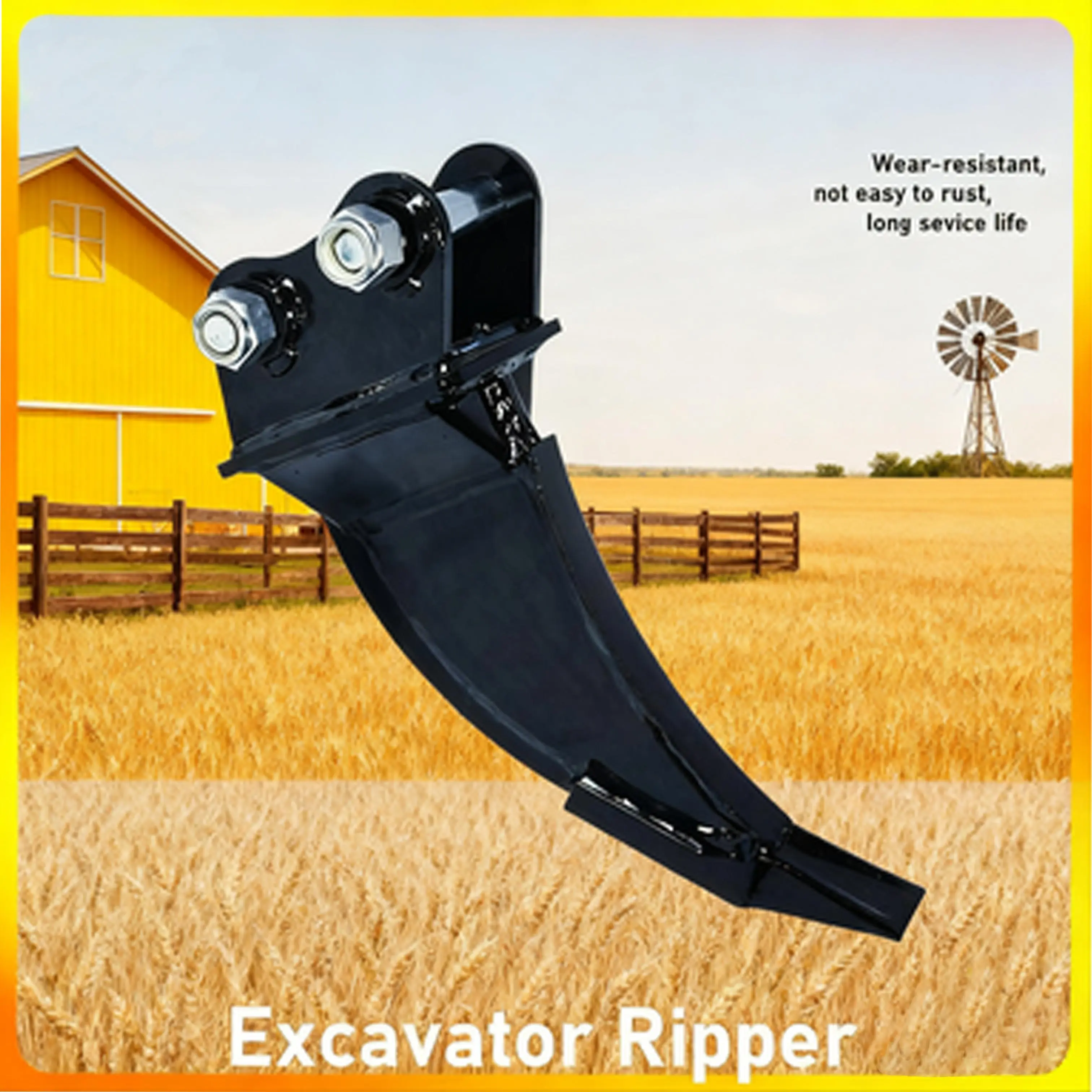 Mini escavatore Ripper Piccolo escavatore Allosener Accessori Piccolo scavatore in acciaio per lavori in giardino di scavo in fattoria familiare