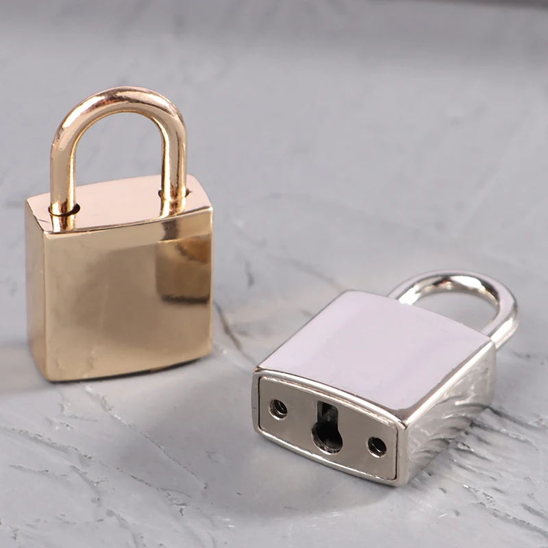 Mini Square Padlock With Key For Jewelry Box Storage Box Anti-theft Luggage Handbag Security Lock