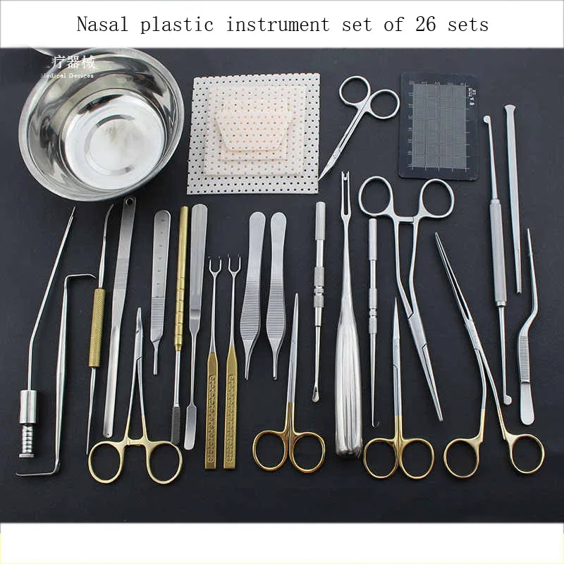 

Nasal plastic instrument pack nasal needle holder prosthesis Place forceps nose splint nose plastic tool