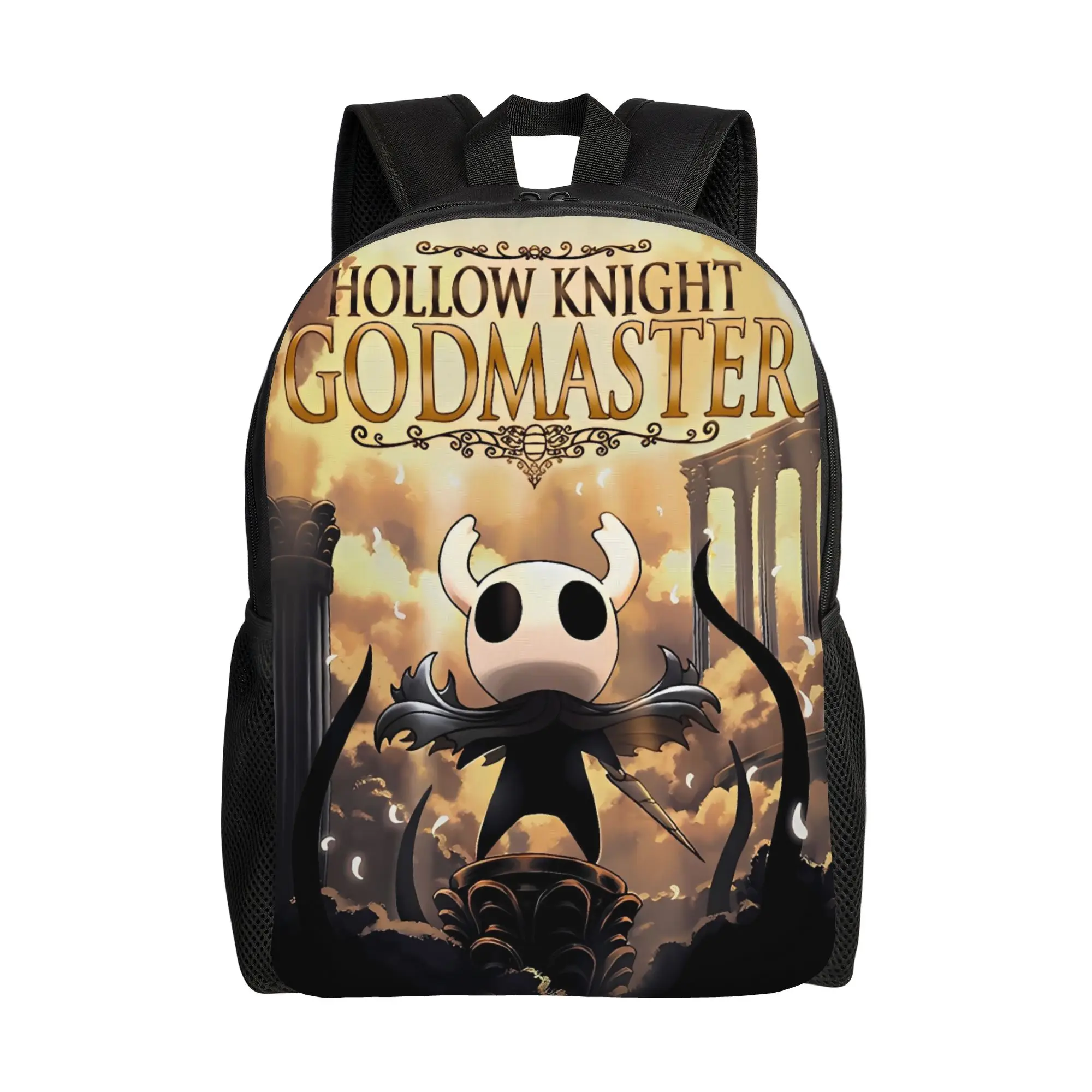 

Рюкзак с 3D-принтом Hollow Knight для девочек, прочный, из полиэстера, для уличной моды, школьный, походный