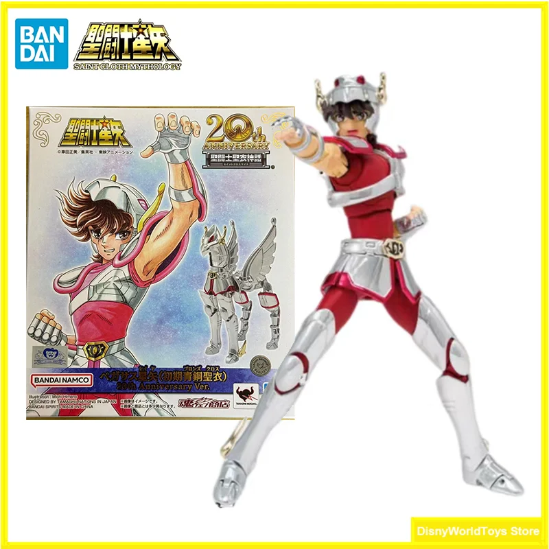 100% Original Bandai Saint Cloth Myth PEGASUS SEIYA 20th Anniversary Ver In Stock Anime Action Collection Figures Model Toys