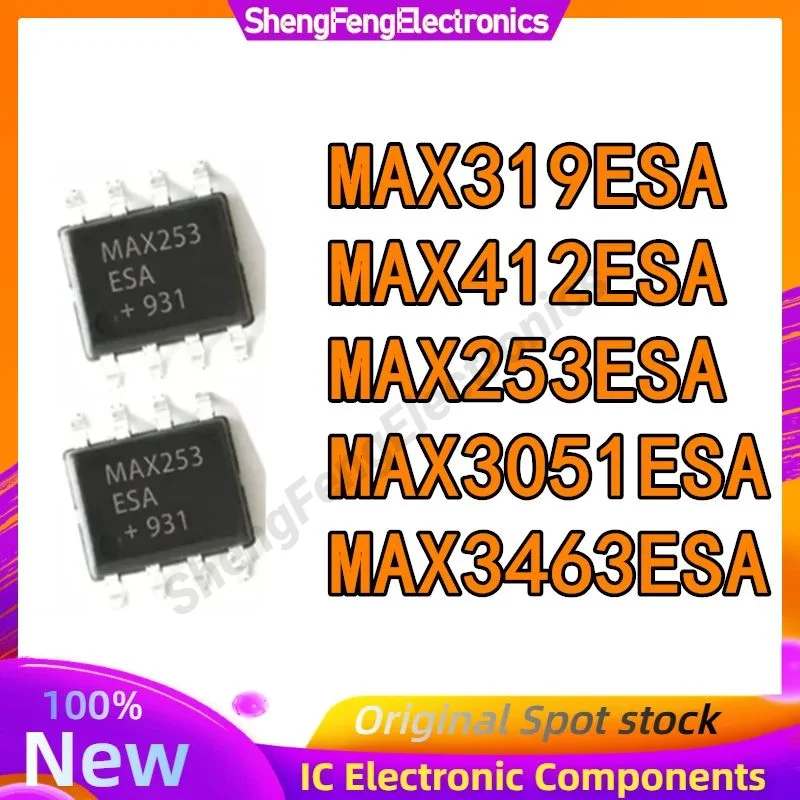 

10PCS MAX253ESA MAX319ESA MAX412ESA MAX3051ESA MAX3463ESA SOP-8 IC Chip 100% New Original in stock