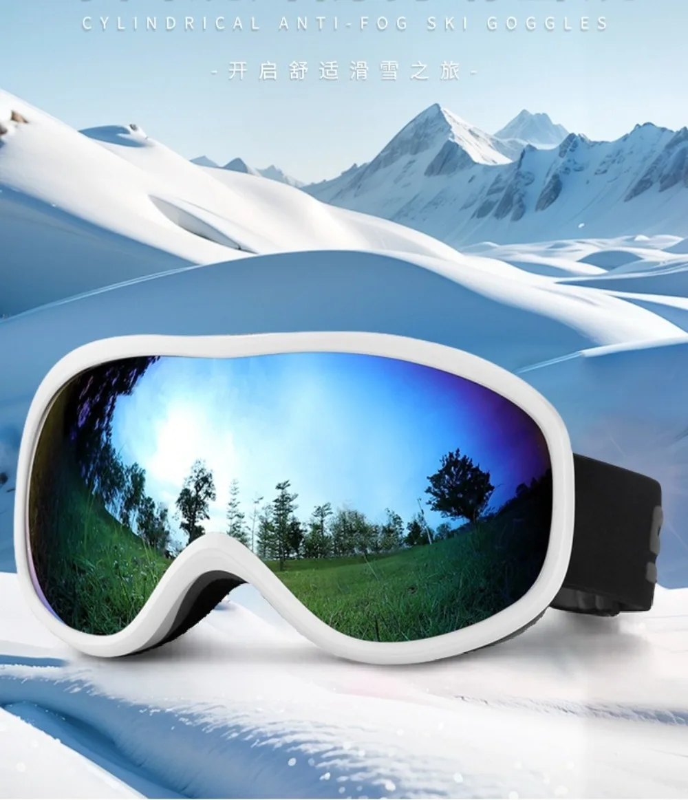 

​​2025 Spherical Ski Goggles Double Layer Anti Fog for Outdoor Snowboarding Men Women​​