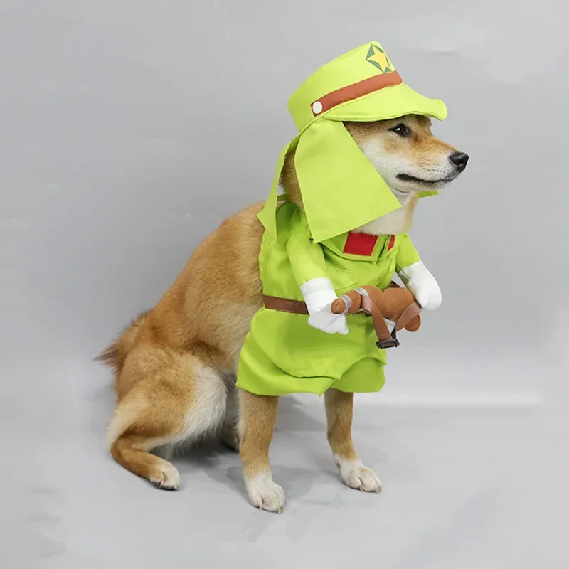 Halloween Dog Clothes Funny Pet Dogs Cosplay Costumes Sets Halloween Dog Costume Comical Outfits for Pet Cat Party Clothing