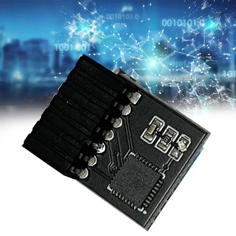 TPM 2.0 Security Module Chip MSI SPI LPC Supports Multi-brand Motherboards 12 14 18 20 Pins for GIGABYTE ASUS Asrock