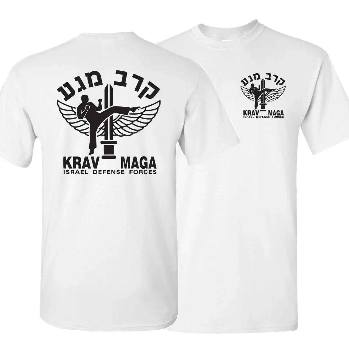 

Krav Maga Israel Self-defense Martial Arts IDF Combat System T-Shirt 100% Cotton O-Neck Summer Short Sleeve Casual Mens T-shirt