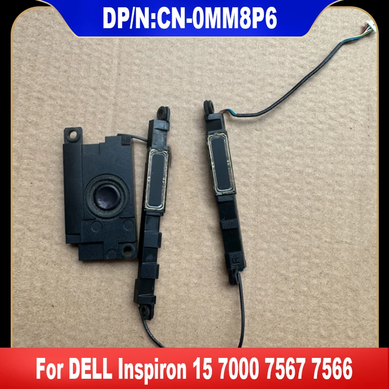 Imagem -01 - Laptop Original Built-in Speaker Dell Inspiron 15 7000 7567 7566 Mm8p6 Pk23000tu00 Alto-falante Interno Alta Qualidade Mm8p6