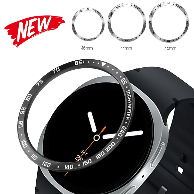 Металлический бампер безель для Samsung Galaxy Watch 8 40 мм 44 мм Time Speed Scale Frame Защитное кольцо для Galaxy Watch 8 Classic 46 мм Металлический бампер безель для Samsung Galaxy Watch 8 40 мм 44 мм Time Speed Scale Frame Защитное кольцо для Galaxy Watch 8 Classic 46 мм