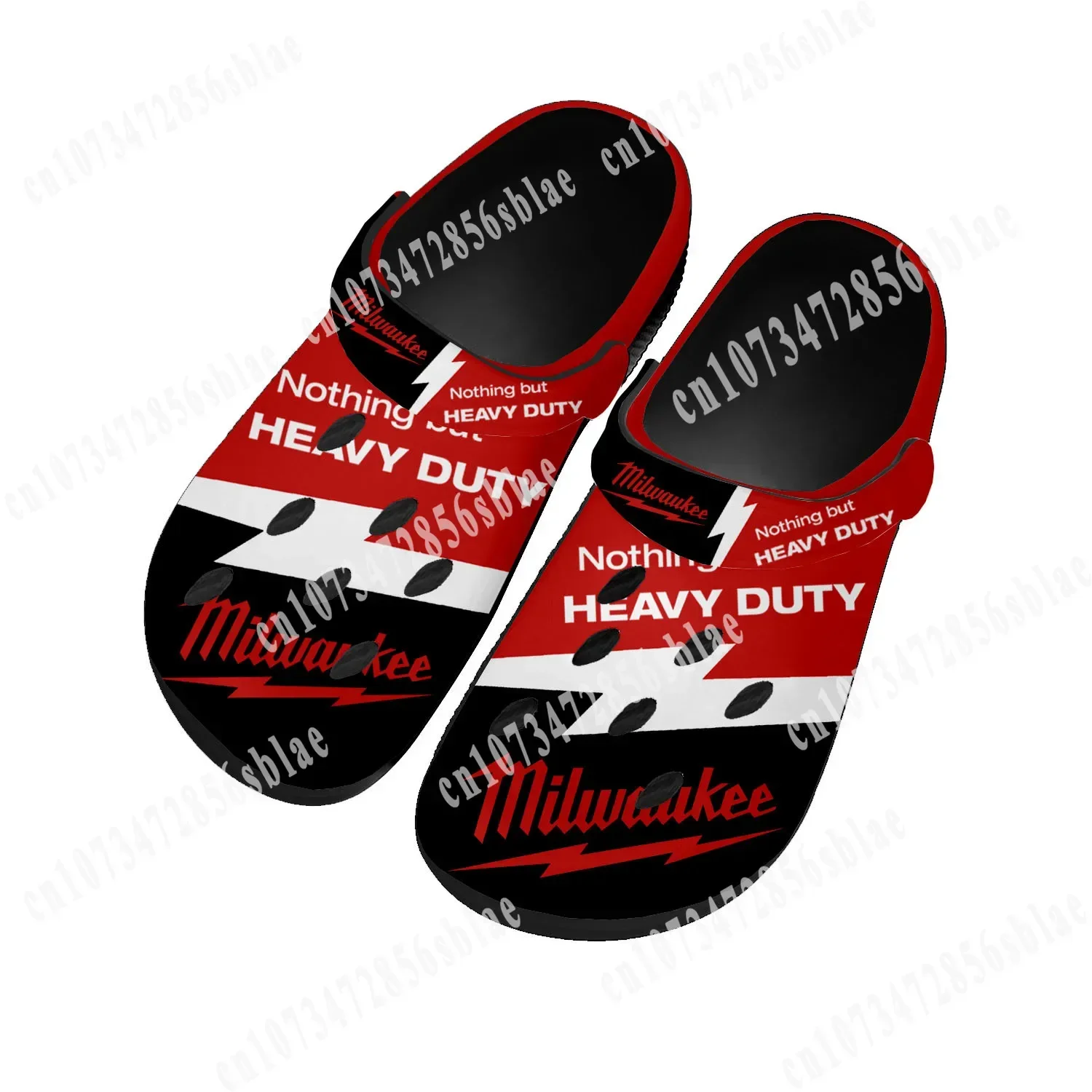 

M-MilwaukeeS Home Clog Mens Women Youth Boy Girl Sandals Shoes Garden Bespoke Customized Breathable Shoe Beach Hole Slippers