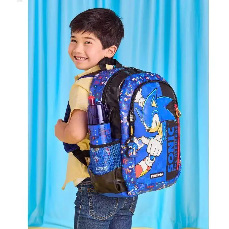 Essensbeutel für Kinder, großer Sonic-Rucksack, stressabbauender Rucksack, Federmäppchen, Super-Igel, Rucksack mit großem Fassungsvermögen, Geschenk
