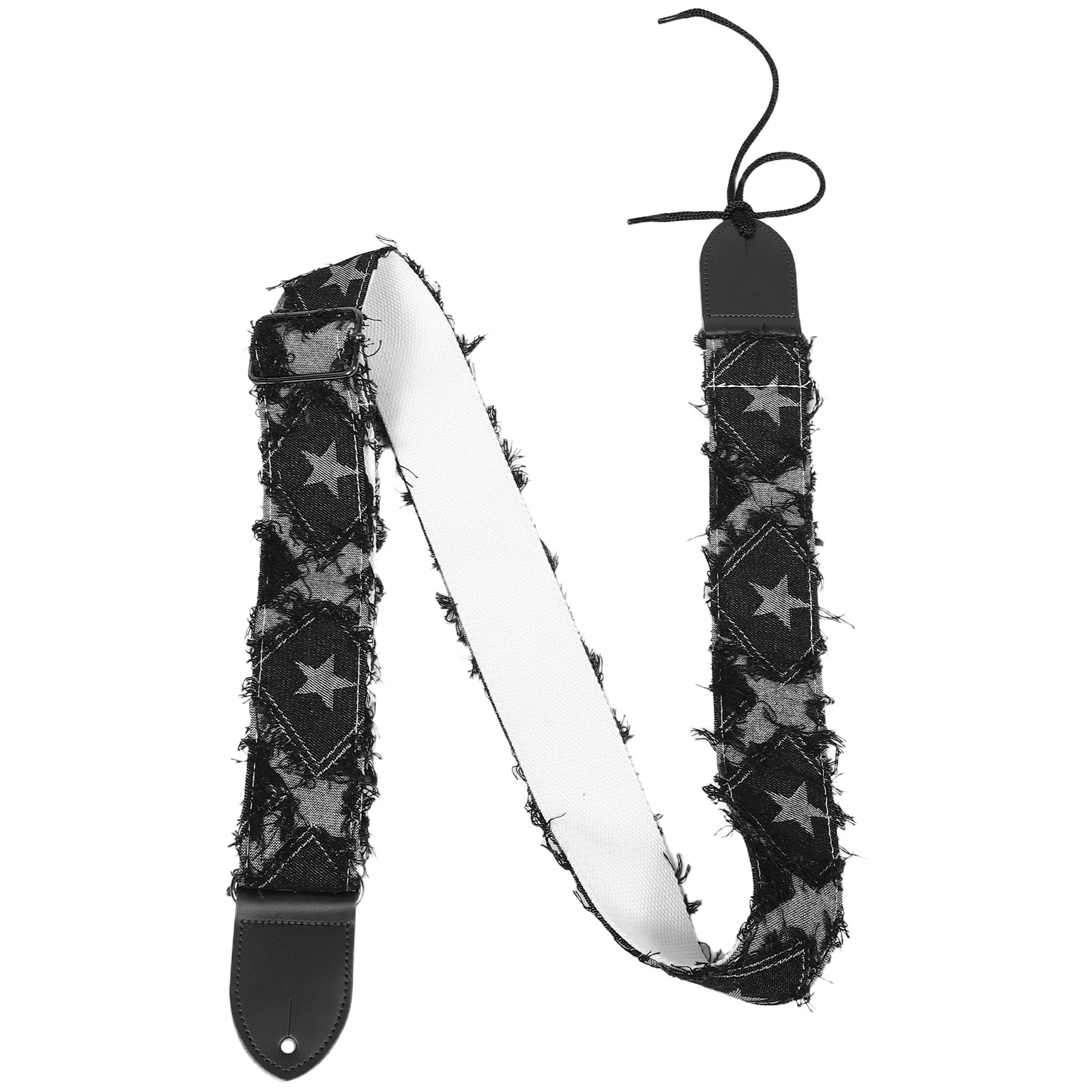 

Black Padded Guitar Strap Thick Adjustable Shoulder Belt Universal Replacement for Electric Bass Classical Acoustic Guitars