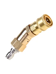 High Pressure Water Gun Cleaning Machine Universal 360 Degree Elbow Ddjustment Fitting Movable Joint All Copper Quick Connection