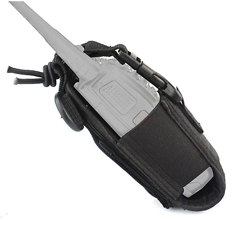 MSC-20C Nylon Case: Multi-Functional Universal Bag with Leather Cover, Portable (Shoulder-Carryable), Compatible with Quansheng