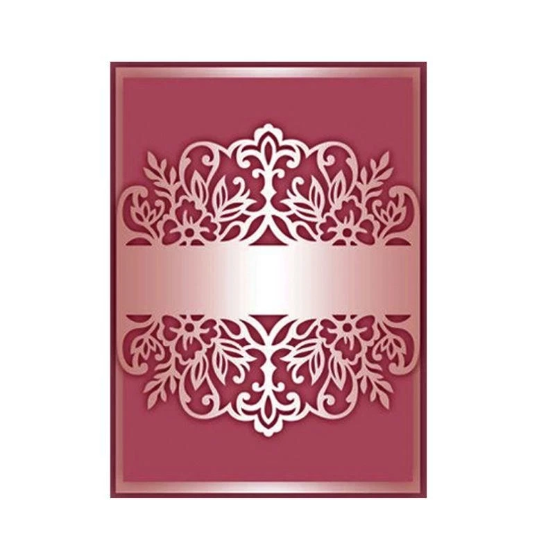 F92B Lace Flowers Metal Cutting Dies Stencil DIY Scrapbooking Album Stamp Paper Card