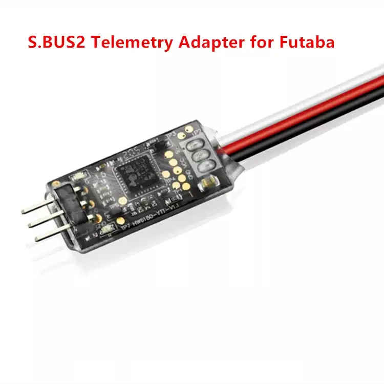 Original Hobbywing S.BUS2 5-9V Telemetry Adapter Data Transmission Module For Futaba Platinum V4  V5 Aircraft ESC XERUN Car ESC