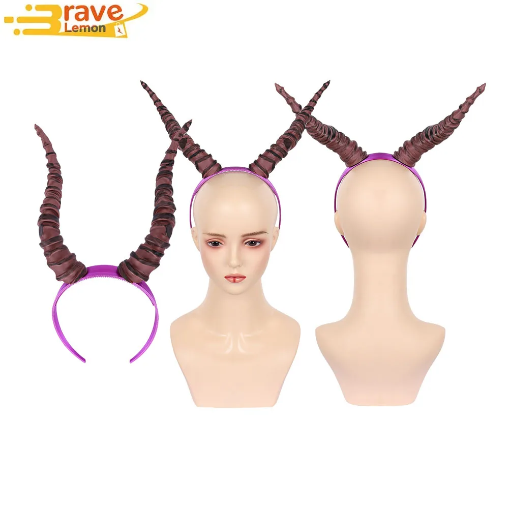 

Gazelle Horns Cosplay Fantasy Headband Cartoon Movie Zoo Costume Accessory Disguise Headgear for Women Adult Halloween Carnival