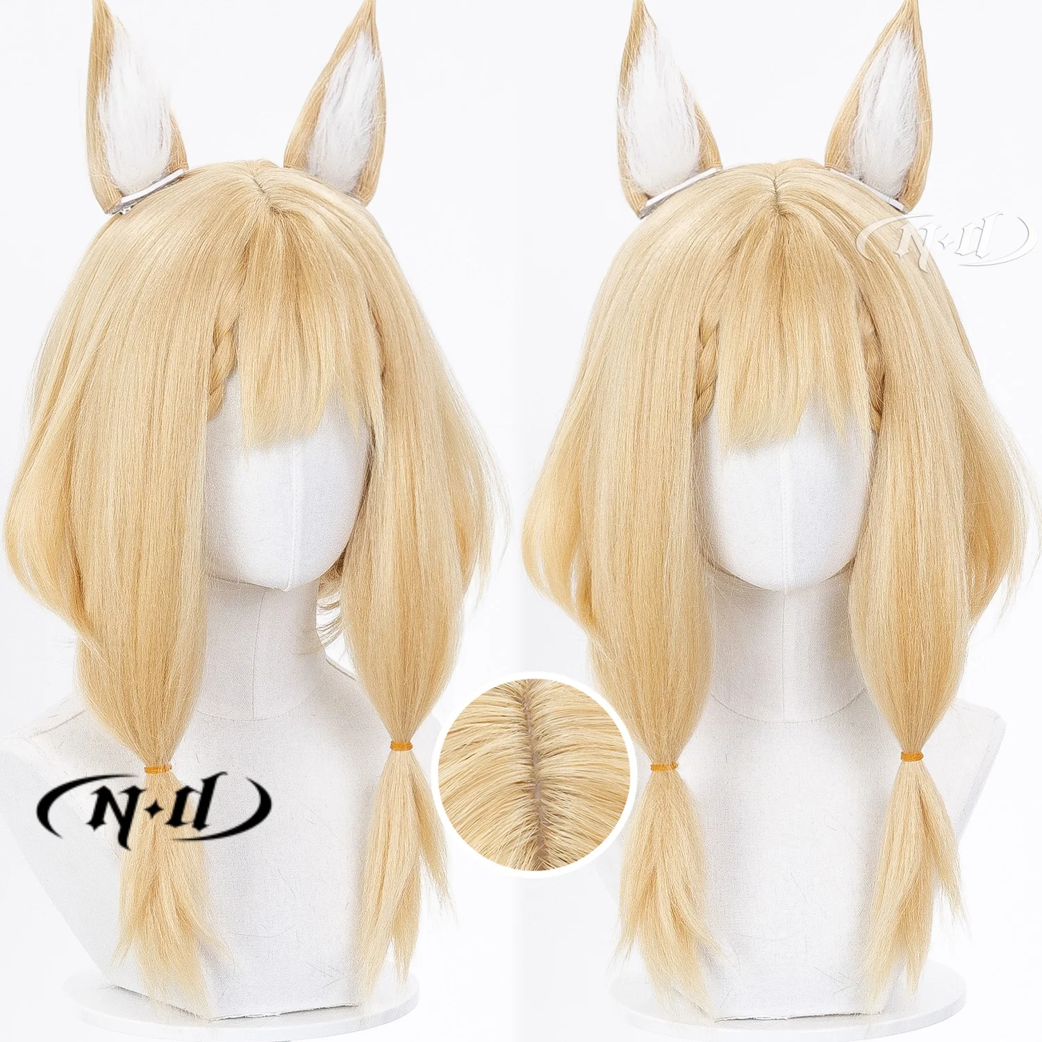 ND Rossi Arknights Endfield  Cosplay Wigs Hair Hairpiece for Comic-con Cosplayer Halloween Costume Party Theme Heat-Resistant