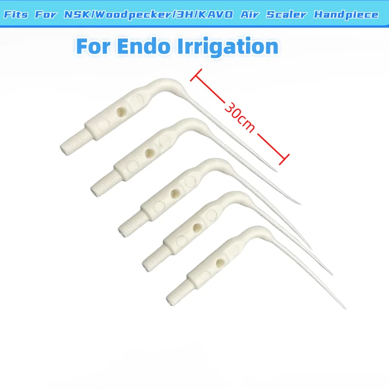 5 Pcs Dental Endo IrrigatIon Tip ForAir Scaler Handpiece Sonic Tips Dentistry Material Tools Dental Instrument