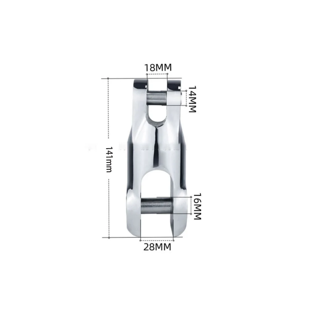 316 Stainless Steel For Boat Anchor Swivel Connector for 14mm 16mm Marine Chain Yacht Rotating  316 Stainless Steel