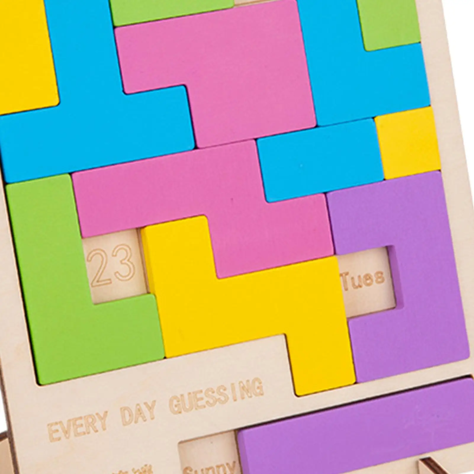 เกมปริศนาปฏิทินรายวัน ปริศนาเชิงตรรกะแบบโต้ตอบสำหรับผู้ใหญ่และเด็ก ของเล่นเพื่อการศึกษาที่สนุกสนานสำหรับการเดินทางและการออกกำลังกายทางจิต