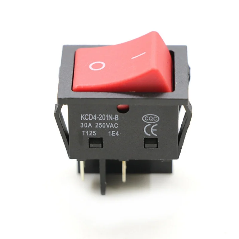 KCD4 20A 25A 30A 35A 40A on off 4p 6p led light rocker switch for welding machine with good price from yueqing factory