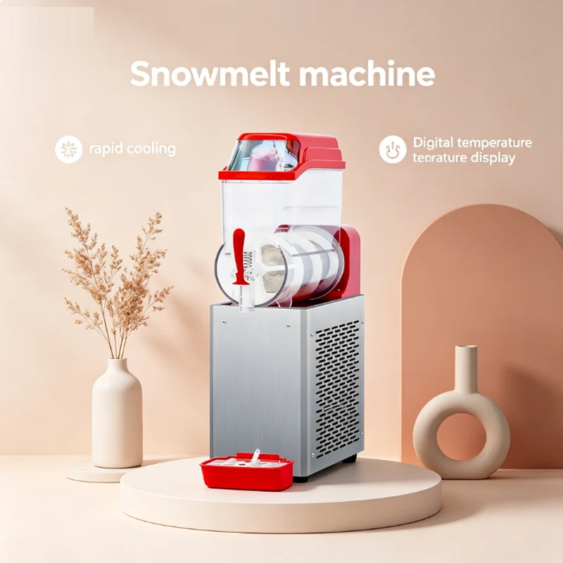 

Commercial Snow Melting Machine Slushie Machine Milk Tea Shop Juice Smoothie Machine Snow slush Machine