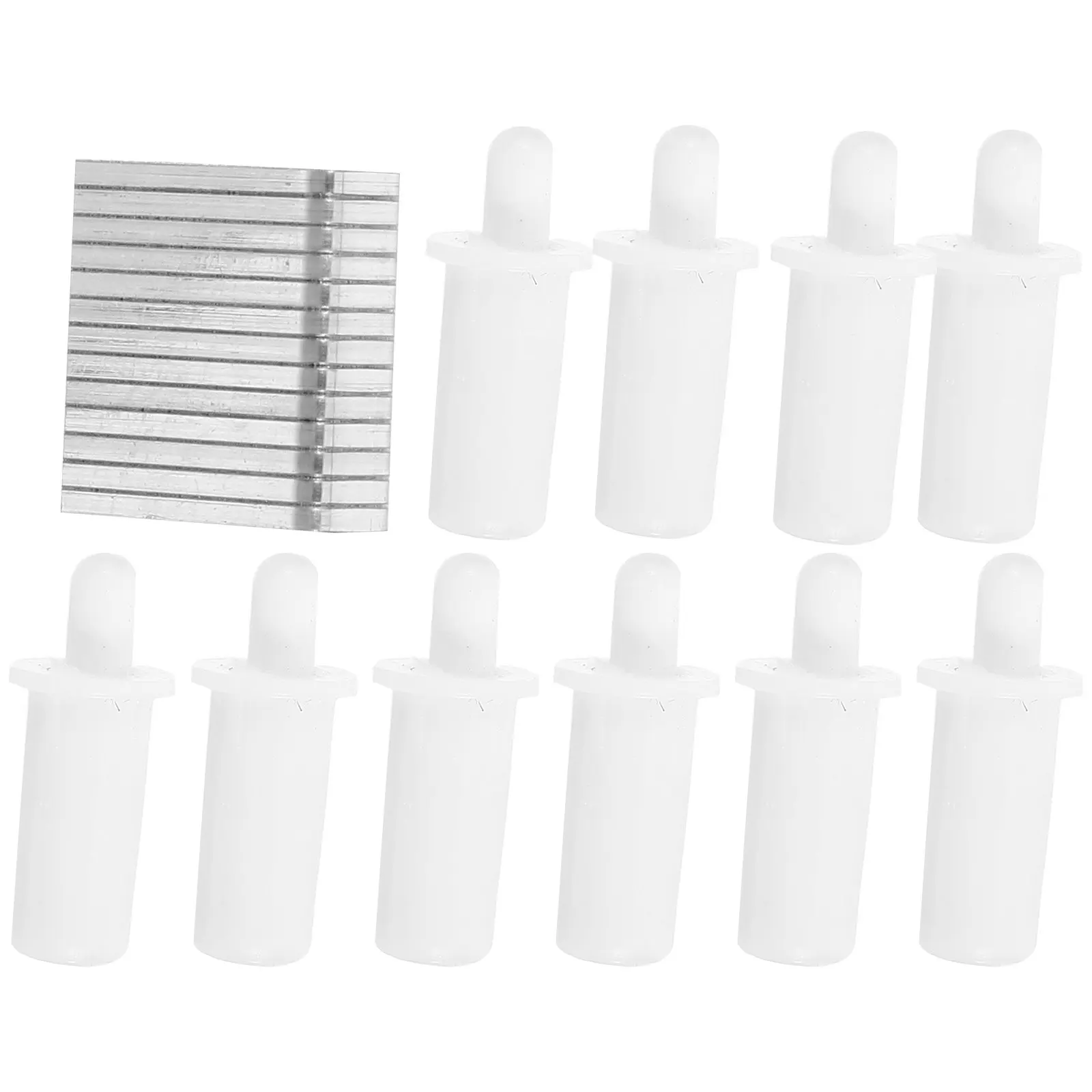 1Set Shutter Repair Kit with 0.75inch Window Screen Plunger Pins Plastic Metal Blind Repair Pins for Plantation Louvers Curtains