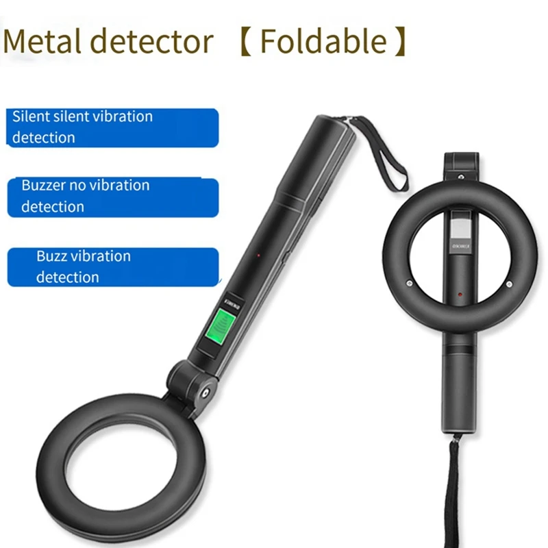 DM3005A Professional Metal LCD Detector Handheld Pinpointer Alarm High Sensitivity Scanner Security Checker Finder Durable